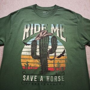 Ride Me Western Short Sleeve T-Shirt Mens #8